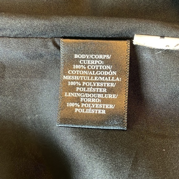 Ann Taylor black mesh panel sleeveless a line dress size 0P - Picture 7 of 8